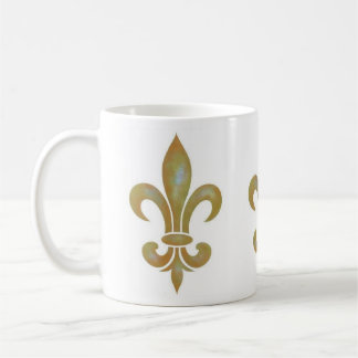 Caneca De Café 2100 flor de lis, 2100 flor de lis, fleu 2100…