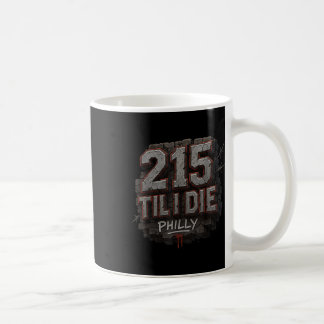 Caneca De Café 215 Til I Morre Urbana Streetwear Philly Pride Gra