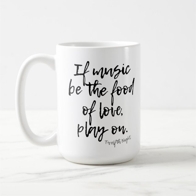 CANECA DE CAFÉ 22.ª NOITE SHAKESPEARE MUSIC LOVE PLAVE (Esquerda)