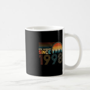 Caneca De Café 24.º aniversário de casamento para o seu marido ép