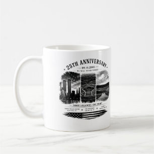 Caneca De Café 25º Aniversário/ NUNCA ESQUEÇA 