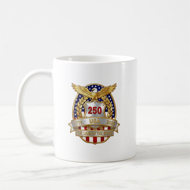 Caneca De Café 250º Aniversário da América (Esquerda)