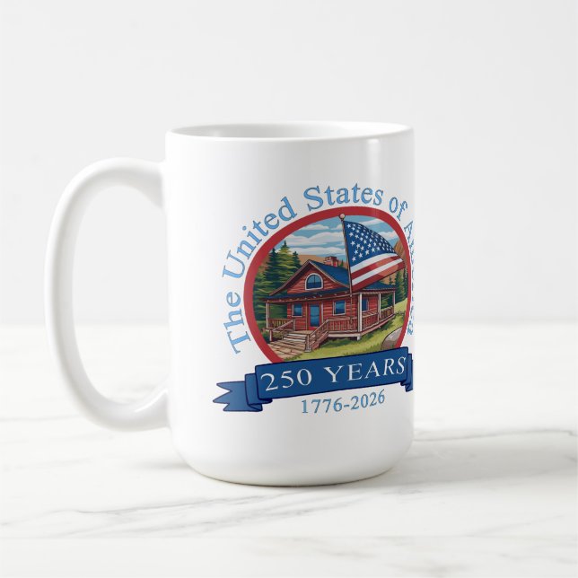 Caneca De Café 250º Aniversário Estados Unidos (Esquerda)