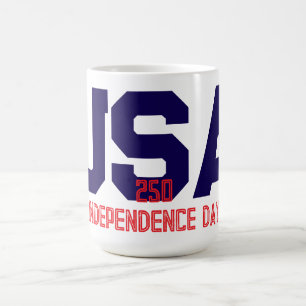Caneca De Café 250º Dia da Independência dos EUA