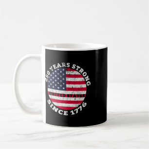 Caneca De Café 250 Aniversário 1776 2026 EUA 250º Aniversário 4 d