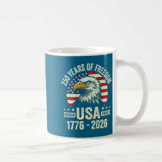 Caneca De Café 250 Aniversário Águia EUA Gráficos Arte Americana