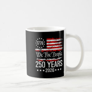 Caneca De Café 250 Aniversário EUA 250ª Arte Gráfica Americana