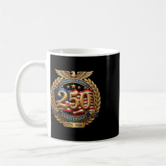 Caneca De Café 250 Aniversário EUA 250º Dia da Independência Amér