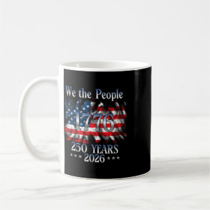 Caneca De Café 250 Anos 1776-2026 250º Aniversário Bandeira EUA N