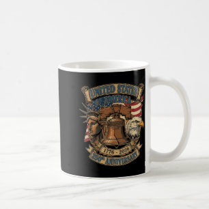 Caneca De Café 250 Anos Águia Patriótica Americana 4 de Julho