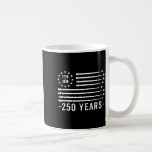 Caneca De Café 250 Anos Americano 1776 2026 250º Aniversário EUA