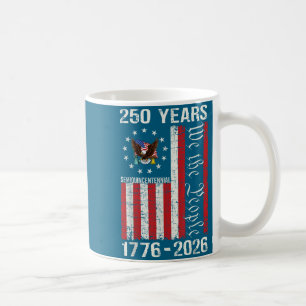 Caneca De Café 250 Anos americano 250º aniversário eua bandeira d