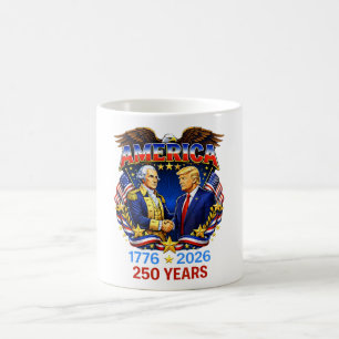 Caneca De Café 250 Anos Aniversário da América 250º
