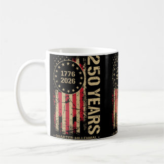 Caneca De Café 250 Anos Aniversário da América 250º Independência