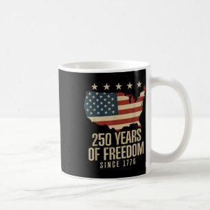 Caneca De Café 250 Anos de Liberdade 250.º aniversário América Ba