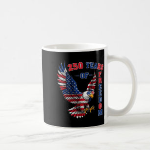 Caneca De Café 250 anos de liberdade americana 1776 4 de julho