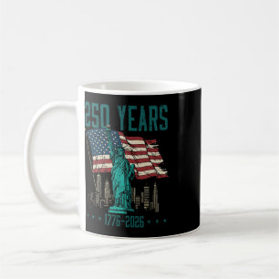 Caneca De Café 250 Anos Estátua da Liberdade 250º Aniversário Mul