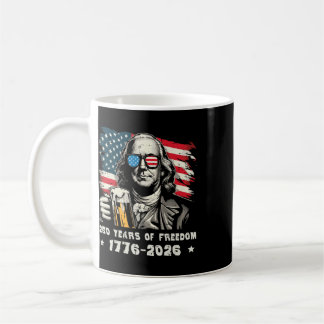 Caneca De Café 250 Anos Liberdade Ben Franklin 250º Aniversário U