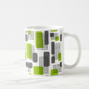 Caneca De Café 251215 - Verde e Cinzas