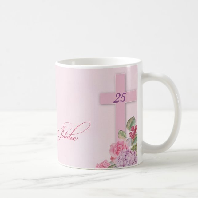 Caneca De Café 25 do Aniversário da Vida Religiosa (Direita)