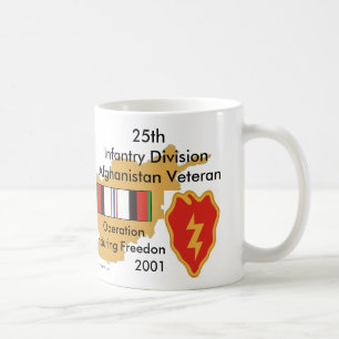 Caneca De Café 25 Inf Div Afgan Vet