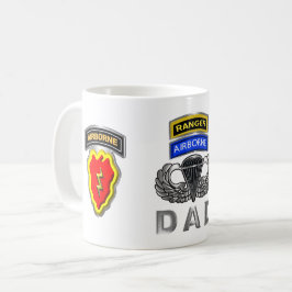 Caneca De Café 25 Infantry Division Ranger Pai