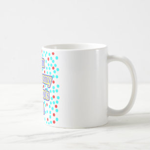 Caneca De Café 25 pontos vermelhos velhos