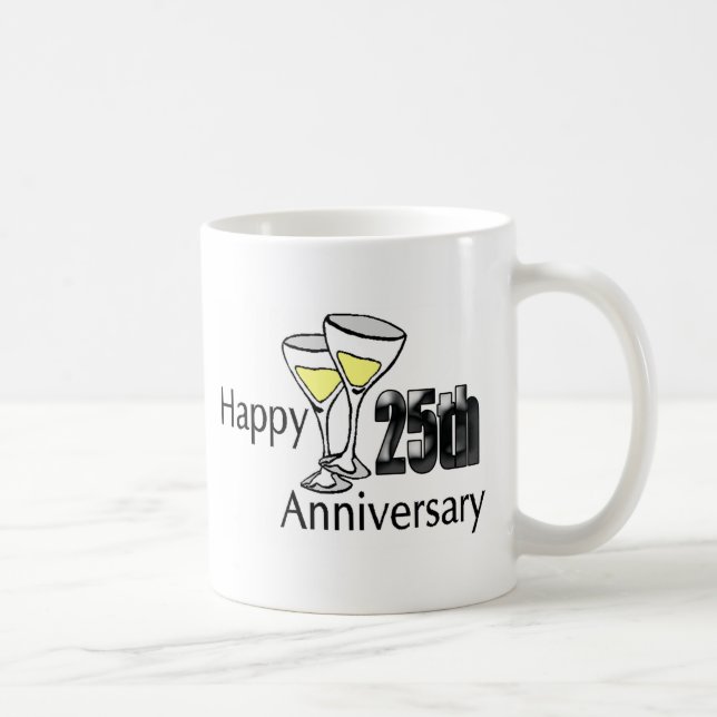 Caneca De Café 25o aniversário (Direita)