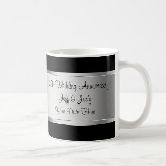 Caneca De Café 25o Aniversário de casamento