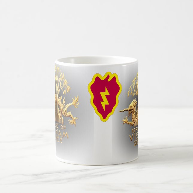 Caneca De Café 25o Infantaria e dragão do serviço de Vietnam (Centro)