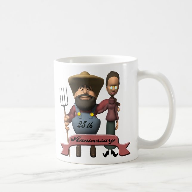 Caneca De Café 25thanniversaryt-shirts4 (Direita)