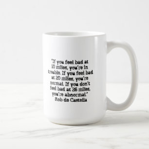 Caneca de café 26,2 engraçada para o Marathoner -