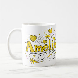 Caneca De Café 2 Color Amelie 4 - Doodle