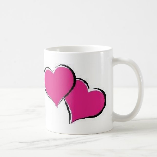 Caneca De Café 2 corações (Direita)