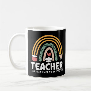 Caneca De Café 2 - Engraçado Modo de Professora Ensinando Present