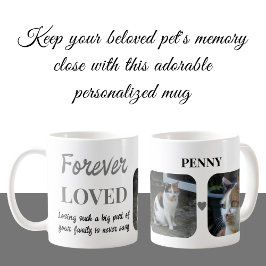 Caneca De Café 2 Foto: Pet Loss Keepsasaet cinza Memorial Pet