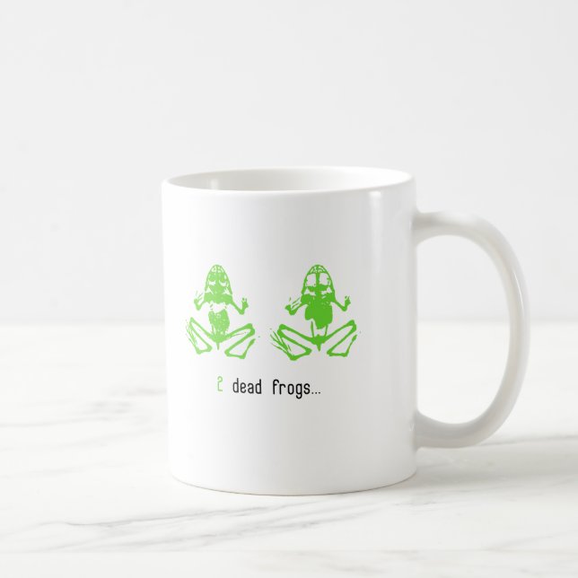 Caneca De Café 2 sapos inoperantes (Direita)