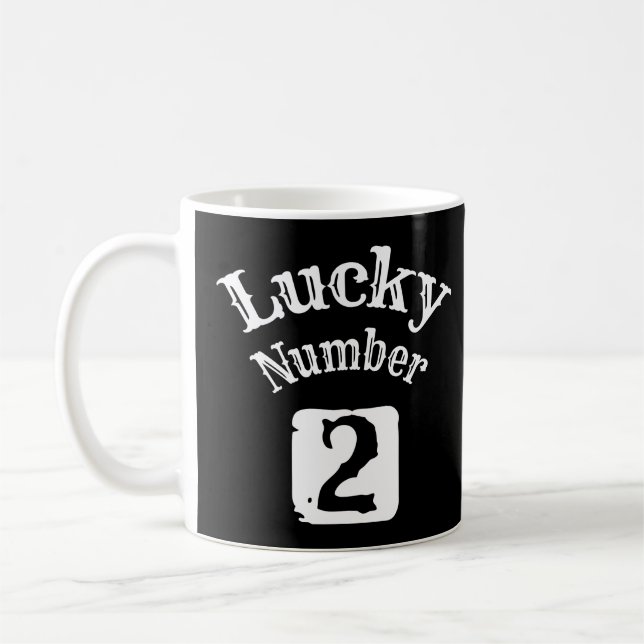 Caneca De Café 2 - Sorte Número 2 (Esquerda)