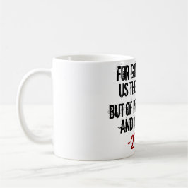 Caneca De Café 2 Timothy 1:7 Verso Negrito