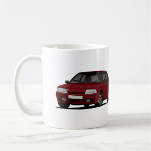Caneca De Café 2 x vermelho escuro Citroën BX GTi