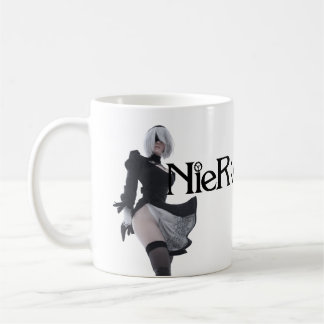 Caneca De Café 2B Nier Automata White Glossy