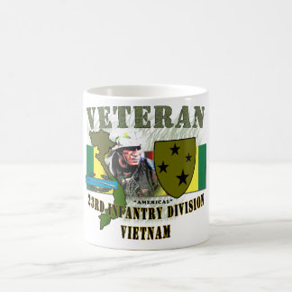 Caneca De Café 2ó Inf Div (Americal) - Vietnam (w/CIB)