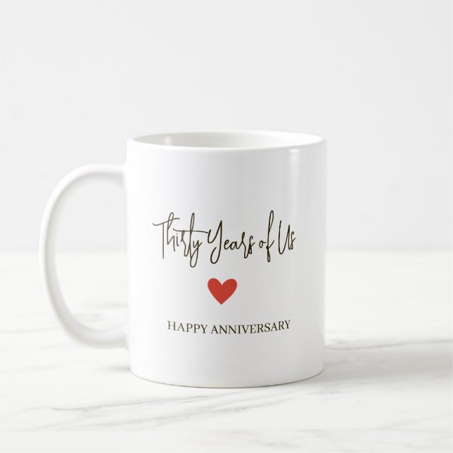 Caneca De Café 30º Aniversário – Trinta Anos de Nós (Esquerda)