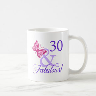 Caneca De Café 30 E Fabuloso Aniversário