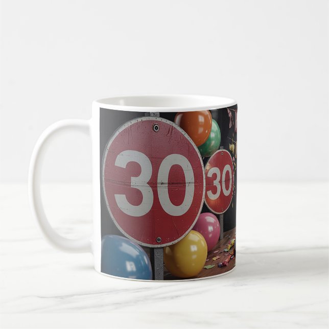 Caneca De Café 30 Geburtstag (Esquerda)