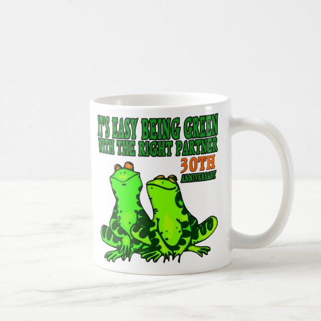 Caneca De Café 30thweddinganniversaryb1 (Direita)