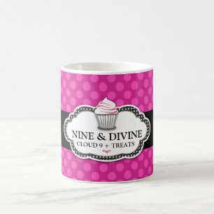Caneca De Café 311 pontos cor-de-rosa divinos