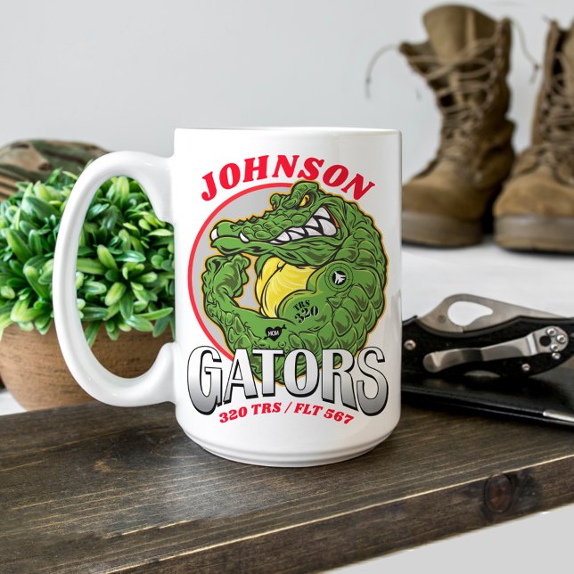 Caneca De Café 320 Gators Air Force BMT Graduation Custom Gift (320 TRS Gators Air Force Basic Military Training Graduation gift Airman graduate proud mom or dad)