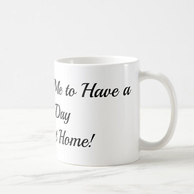 Caneca de Café 330ml Funcionário Engraçado (Direita)