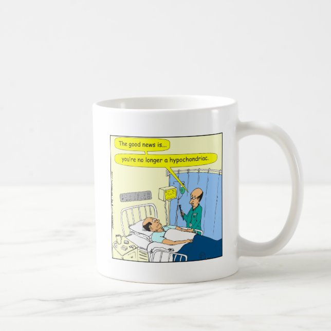 Caneca De Café 348 já não uns desenhos animados hipocondríacos da (Direita)